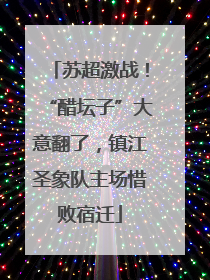 苏超激战！“醋坛子”大意翻了，镇江圣象队主场惜败宿迁
